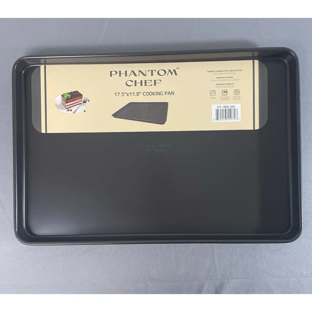 Nonstick 5-Piece Bakeware Set: Muffin, Round, Square,‎ Loaf & Tray Pans
